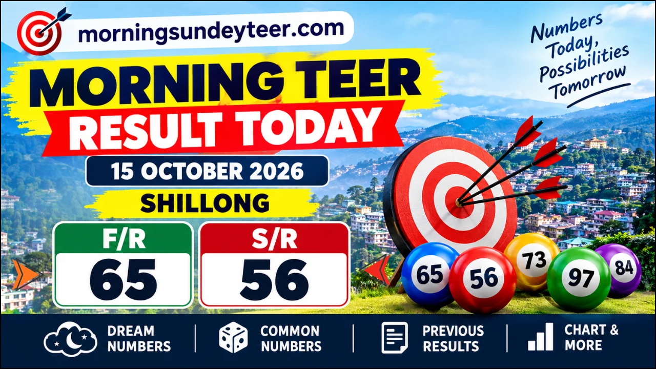 Morning Teer Result Today 16 October 2026 Shillong